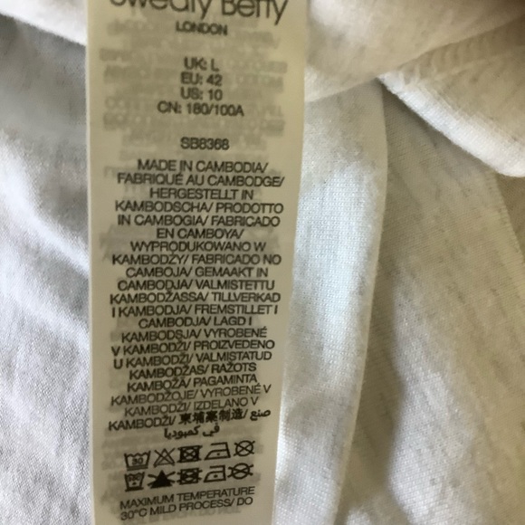 Sweaty Betty NWT Classic White Long Sleeve Tee, L - Picture 7 of 8